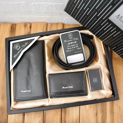 massimo dutti wallet and card slot gift pack